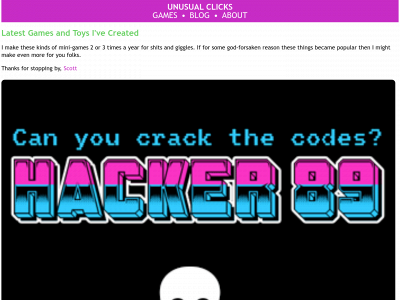 unusualclicks.com snapshot