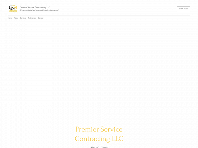 premierservicecontracting.com snapshot