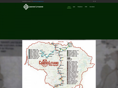 caminolituano.com snapshot