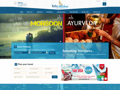 retajholidays.com snapshot