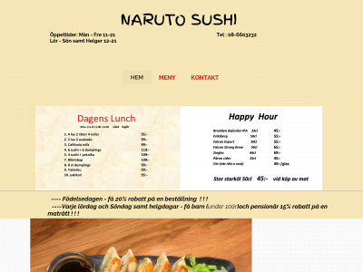 narutosushi.se snapshot