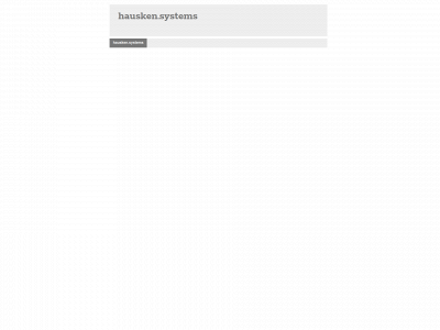 hausken.systems snapshot