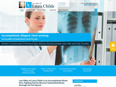 childslaw.net snapshot