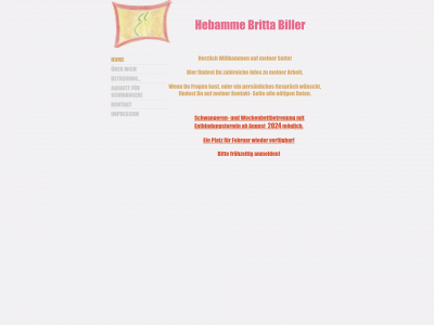 britta-hebamme.de snapshot