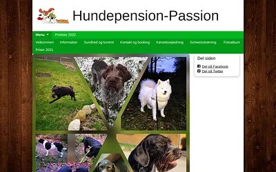 hundepension-passion.dk snapshot