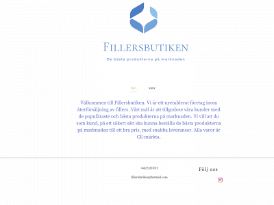 fillersbutiken.se snapshot