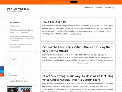staysurvivalready.com snapshot