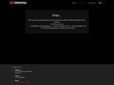 jmprinting.com.au snapshot