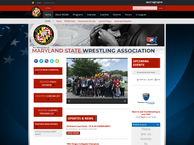 marylandwrestling.org snapshot