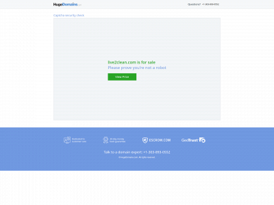 www.live2clean.com snapshot