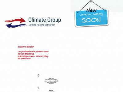 climategroup.be snapshot