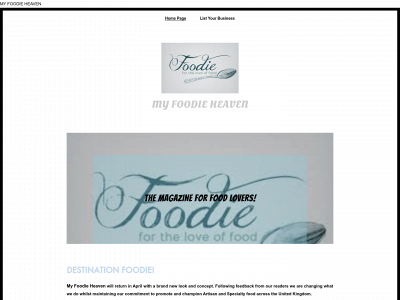 myfoodieheaven.co.uk snapshot