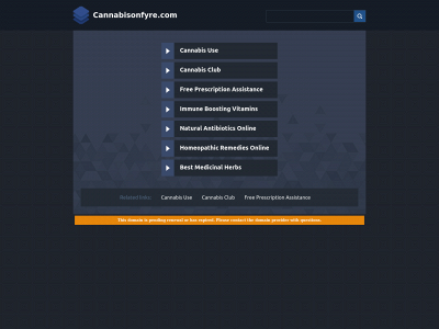cannabisonfyre.com snapshot