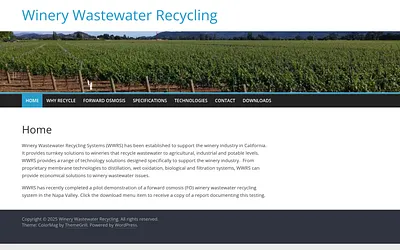 winerywastewaterrecyclingsystems.com snapshot