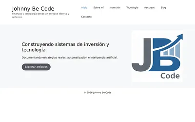 johnnybecode.es snapshot