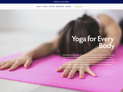 unityyogaroom.com snapshot