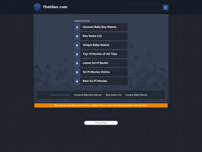thetilan.com snapshot