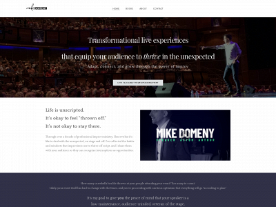 www.mikedomeny.com snapshot