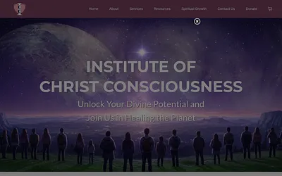 institutechristconsciousness.org snapshot