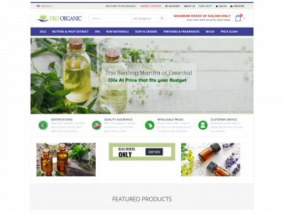 wholesalesdeoorganic.com snapshot