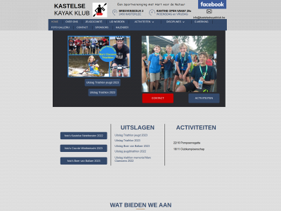 kastelsekayakklub.be snapshot