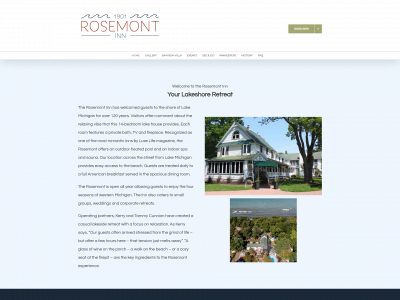 rosemontinn.com snapshot