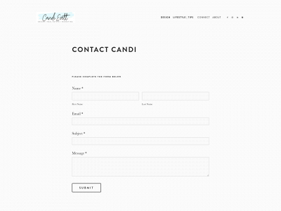 candievett.com snapshot