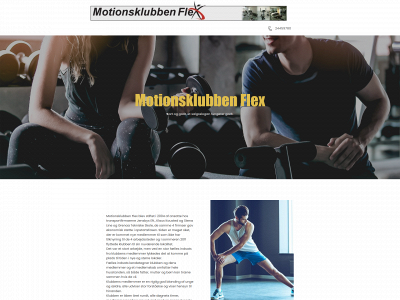motionsklubbenflex.dk snapshot