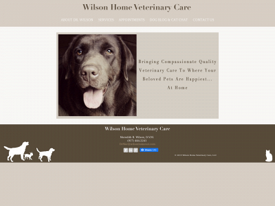 wilsonhomevet.com snapshot