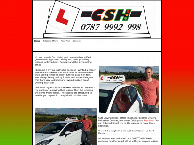cshdrivingschool.com snapshot