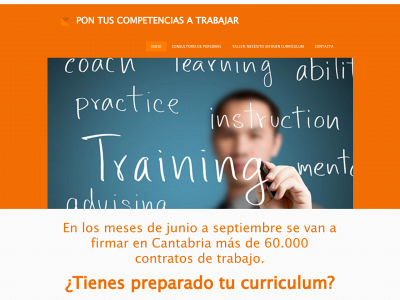 pontuscompetenciasatrabajar.com snapshot