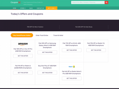 coupon4all.in snapshot