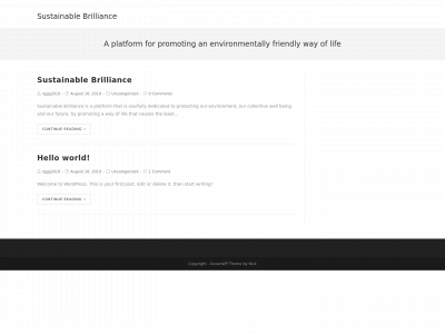 sustainablebrilliance.net snapshot