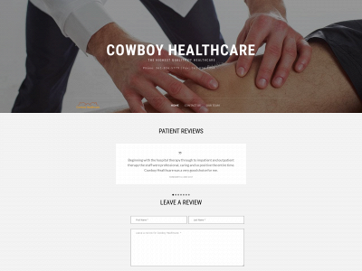 cowboyhealthcare.com snapshot