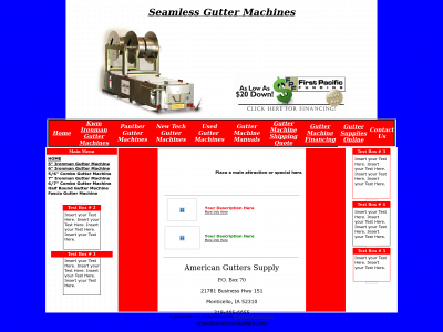guttermachines.net snapshot
