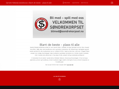 sondrekorpset.no snapshot