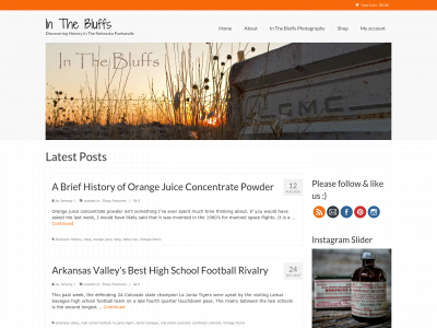 inthebluffs.com snapshot