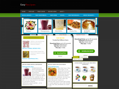 easyrecipes.in snapshot