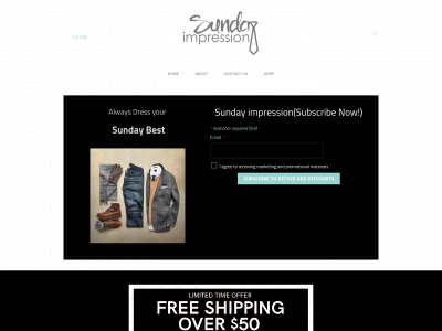 www.sundayimpression.com snapshot