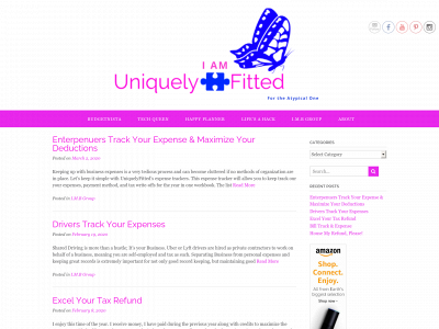 uniquelyfitted.com snapshot