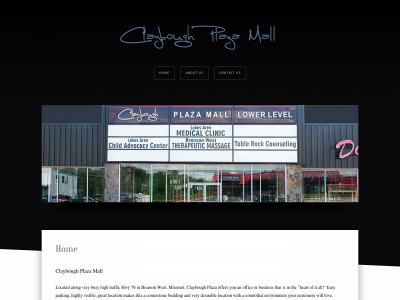 clayboughplaza.com snapshot