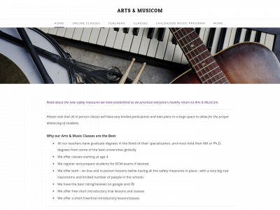 www.artsandmusicom.ca snapshot