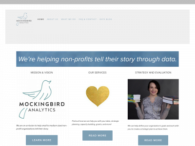 mockingbirdanalytics.com snapshot