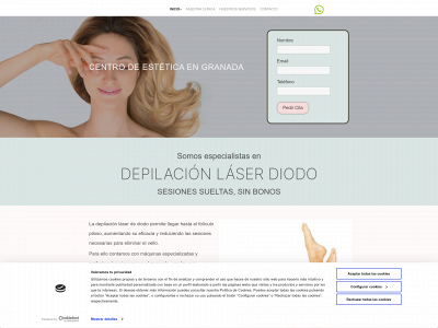 www.laserclinicgranada.com snapshot