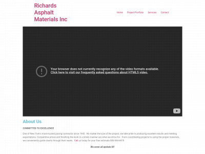 richardsasphaltmaterials.com snapshot