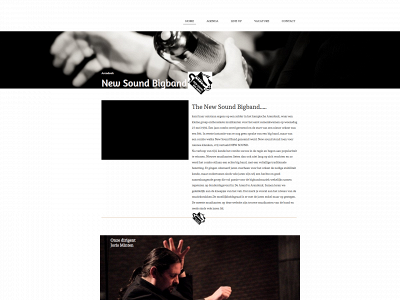 newsoundbigband.be snapshot