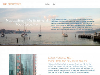 theproretiree.com snapshot