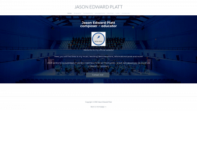 www.jasonplattmusic.com snapshot