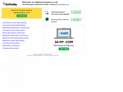 alpharenovation.co.uk snapshot