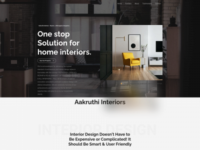 aakruthiinterior.com snapshot